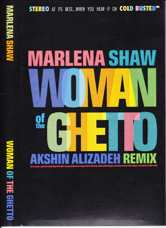 Marlena Shaw : Woman Of The Ghetto (Akshin Alizadeh Remix) (Cass, Single, Ltd, Blu)