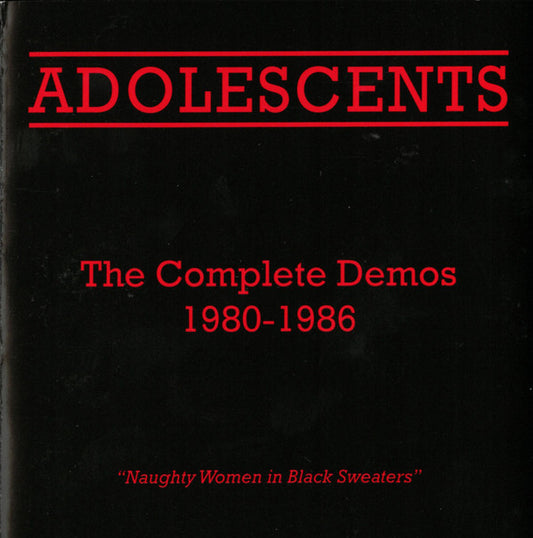 Adolescents : The Complete Demos 1980-1986 (CD, Comp)