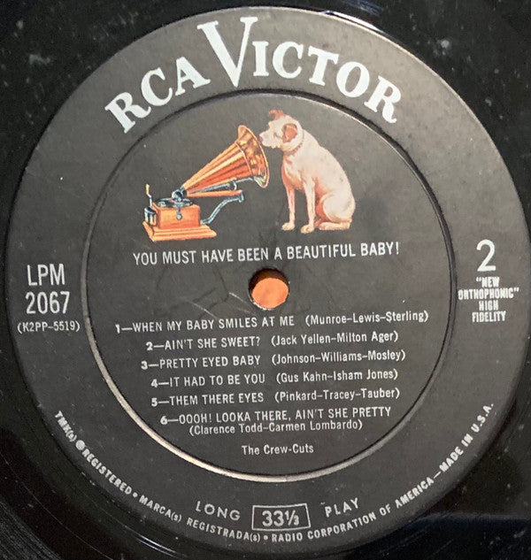 The Crew Cuts : You Must Have Been A Beautiful Baby! (LP, Mono)
