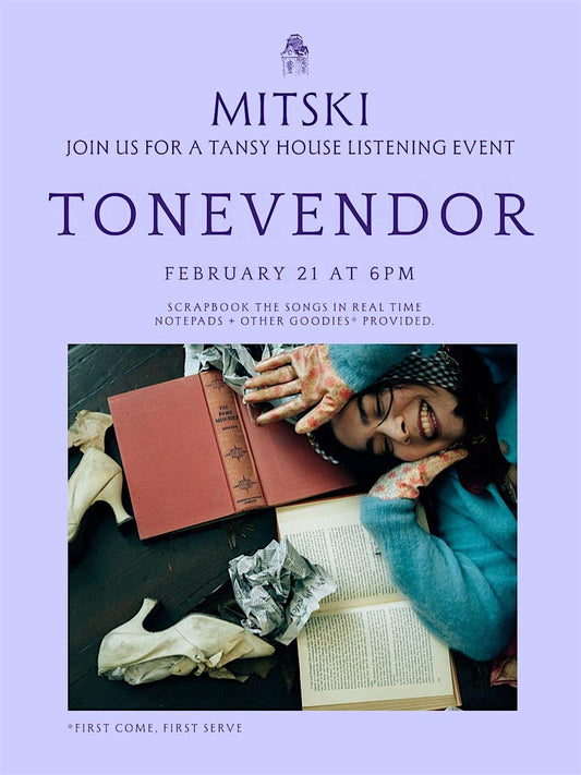 Mitski "Nothing's About To Happen To Me" Early Listening Party - 2/21 @ 6 p.m.