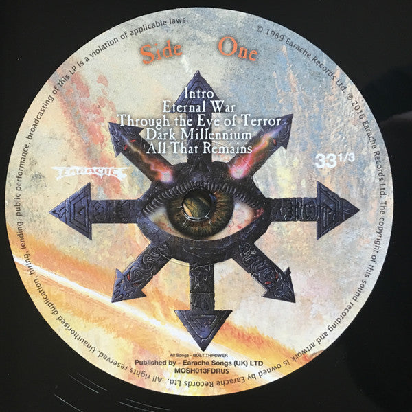 Bolt Thrower : Realm Of Chaos (LP, Album, RE, RM)
