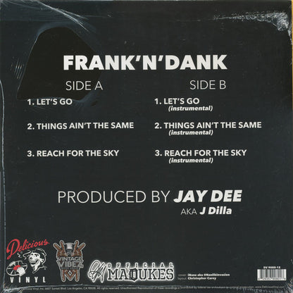 Frank'N'Dank* And Jay Dee : Frank'N'Dank And Jay Dee EP (12", EP, RSD, Ltd, Red)