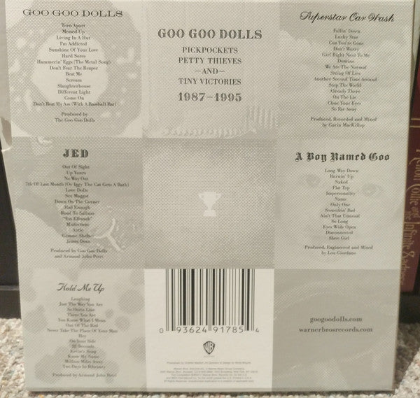 Goo Goo Dolls : Pickpockets, Petty Thieves And Tiny Victories 1987-1995 (5xLP, Album, RE + Box, Comp, Ltd + LP, Album, RE, )