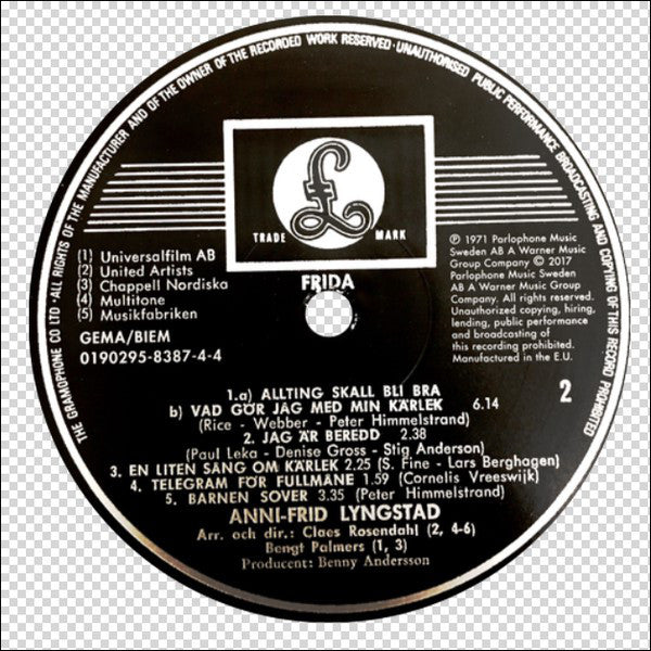 Anni-Frid Lyngstad : Frida (LP, Album, RSD, Ltd, RE, Gat)