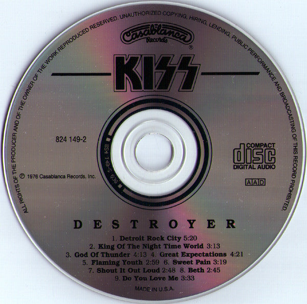 Kiss : Destroyer (CD, Album, RE)
