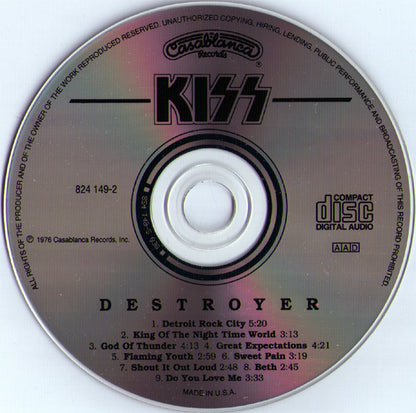 Kiss : Destroyer (CD, Album, RE)