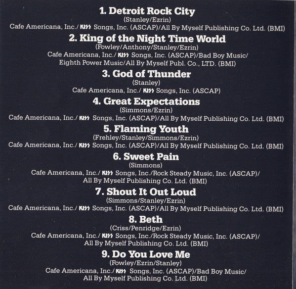 Kiss : Destroyer (CD, Album, RE)