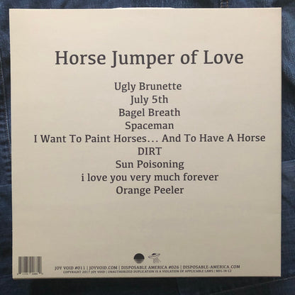 Horse Jumper Of Love : Horse Jumper Of Love (LP, Album, Ltd)