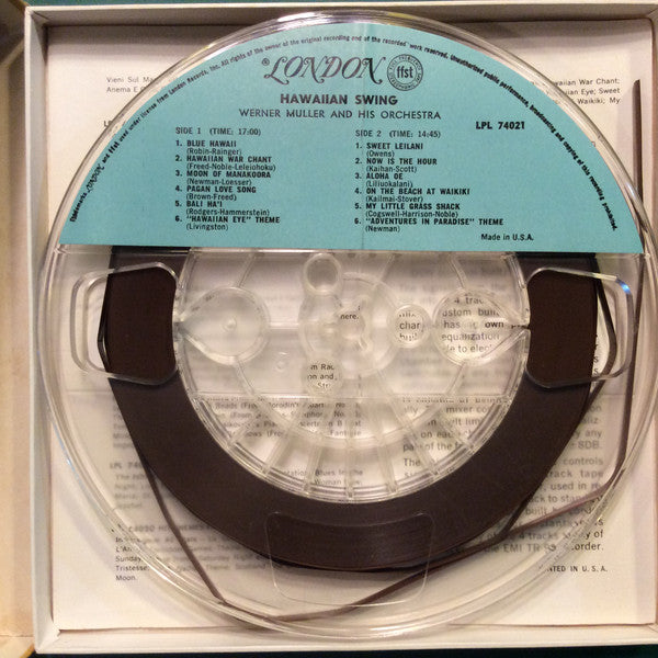Werner Müller Und Sein Orchester : Hawaiian Swing (Reel, 4tr Stereo, 7" Reel)