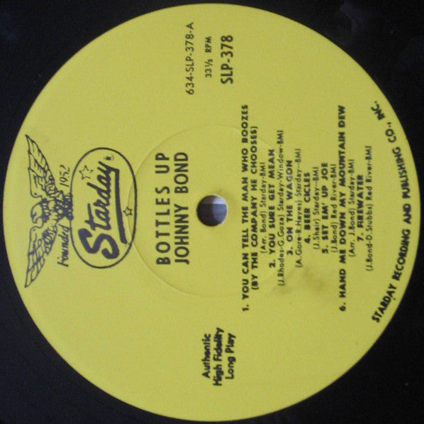 Johnny Bond : Bottles Up (LP, Album)