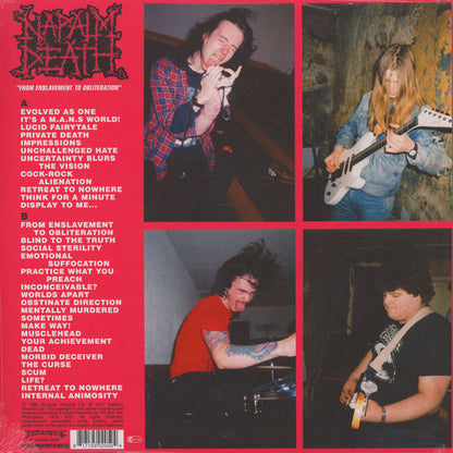 Napalm Death : From Enslavement To Obliteration (LP, Album, RE, RM)