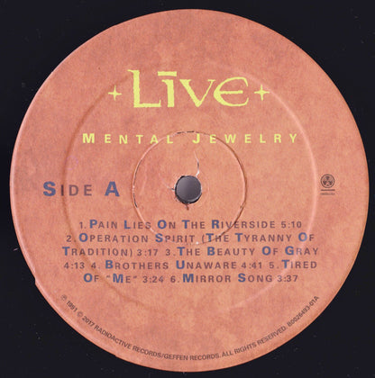 Live : Mental Jewelry (LP, Album, RE)
