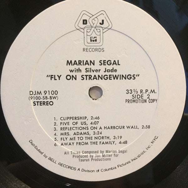 Marianne Segal With Jade (35) : Fly On Strangewings (LP, Album, Promo)