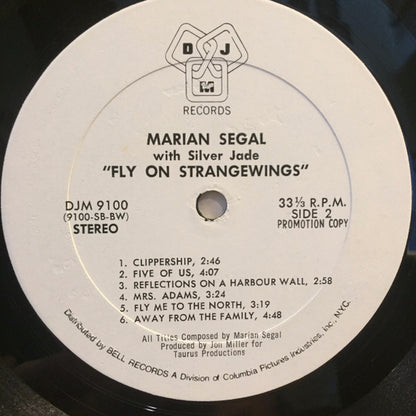 Marianne Segal With Jade (35) : Fly On Strangewings (LP, Album, Promo)