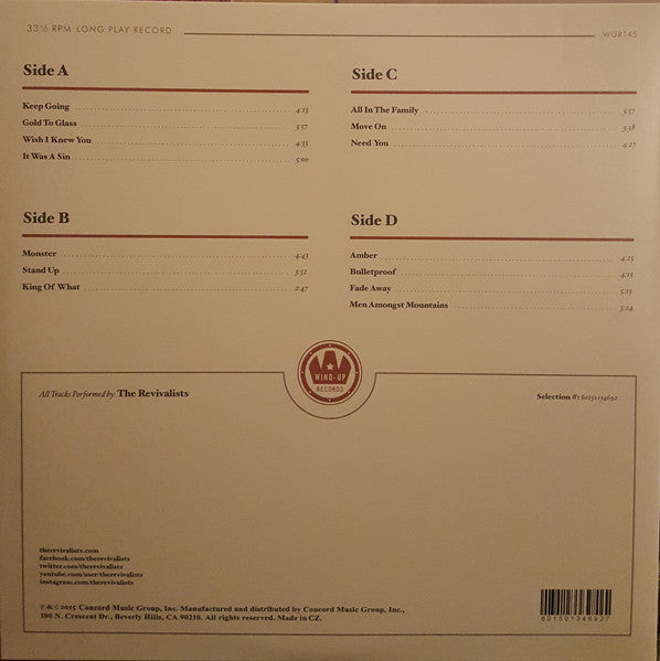 The Revivalists : Men Amongst Mountains (2xLP, Album, Gat)