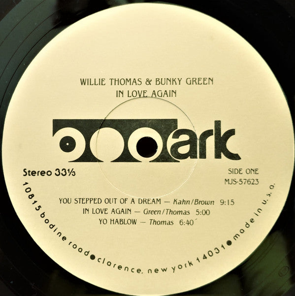 Willie Thomas / Bunky Green : In Love Again (LP)