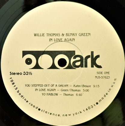 Willie Thomas / Bunky Green : In Love Again (LP)