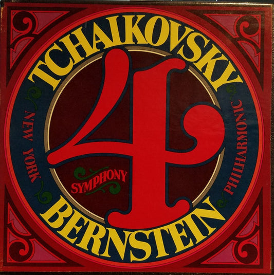 Tchaikovsky* - Leonard Bernstein, New York Philharmonic : Symphony No. 4 In F Minor, Op. 36 (Reel, 4tr Stereo, Club)