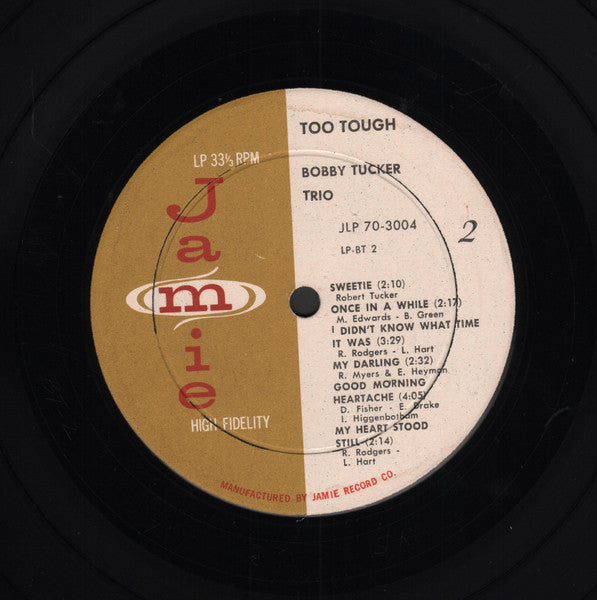 Bobby Tucker Trio : Too Tough (LP, Album)