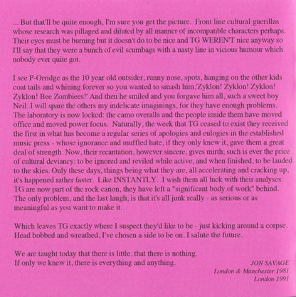Throbbing Gristle : 20 Jazz Funk Greats (2xCD, Album, RE, RM)
