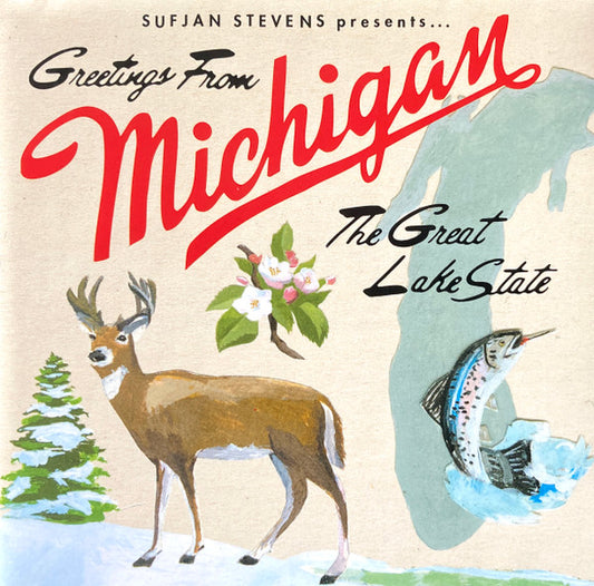 Sufjan Stevens : Greetings From Michigan The Great Lake State (CD, Album, RE)
