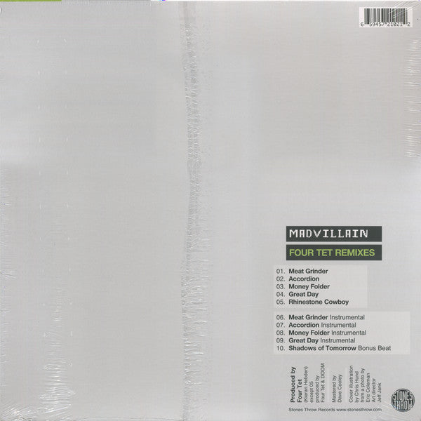 Madvillain : Four Tet Remixes (12", EP, RE)