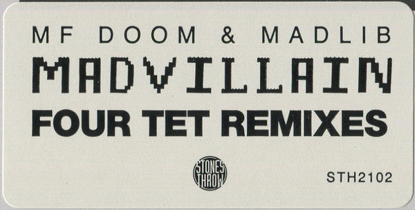 Madvillain : Four Tet Remixes (12", EP, RE)