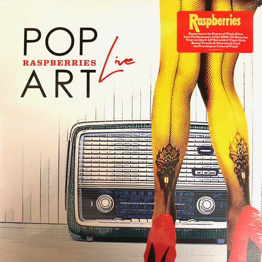 Raspberries : Pop Art Live (3xLP, Red)