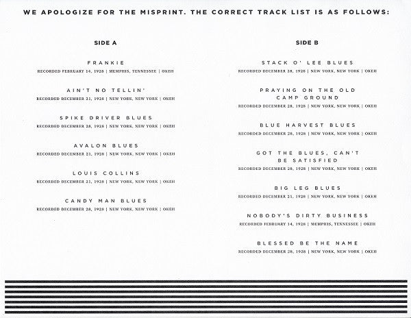 Mississippi John Hurt : American Epic (The Best Of: Mississippi John Hurt) (LP, Comp, 180)