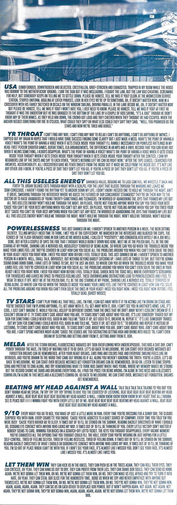 Jeff Rosenstock : POST- (Cass, Album, Tra)