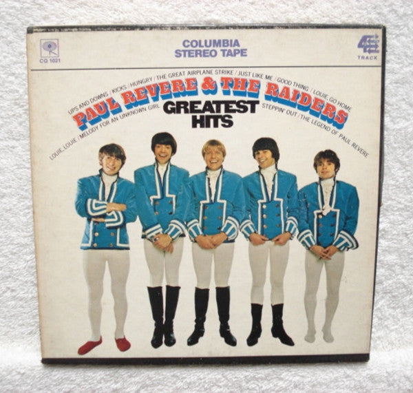 Paul Revere & The Raiders : Paul Revere & The Raiders' Greatest Hits (Reel, 4tr Stereo, 7" Reel, Comp)