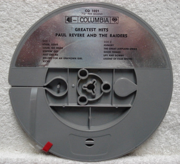 Paul Revere & The Raiders : Paul Revere & The Raiders' Greatest Hits (Reel, 4tr Stereo, 7" Reel, Comp)