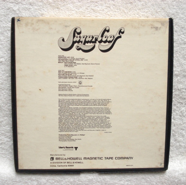 Sugarloaf : Sugarloaf (Reel, 4tr Stereo, 7" Reel, Album)