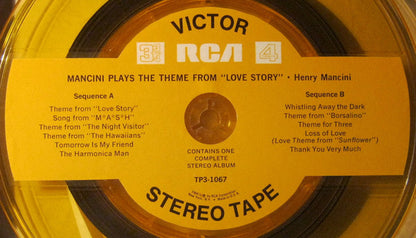 Henry Mancini : Mancini Plays The Theme From "Love Story" (Reel, 4tr Stereo, 7" Reel, Album)