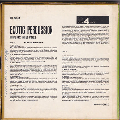 Stanley Black And His Orchestra And Chorus* : Exotic Percussion (Reel, 4tr Stereo)