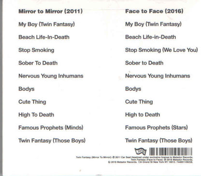 Car Seat Headrest : Twin Fantasy (2xCD, Album)