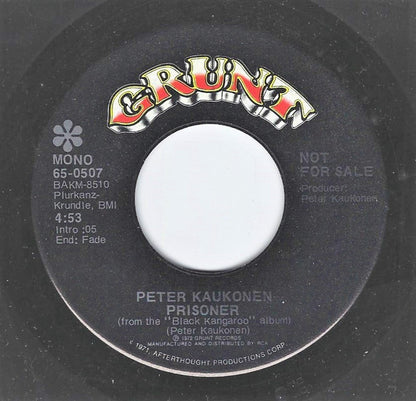 Peter Kaukonen : Prisoner (7", Single, Mono, Promo)