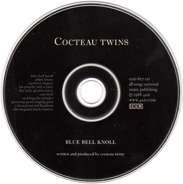 Cocteau Twins : Blue Bell Knoll (CD, Album, RE, RM, WEA)
