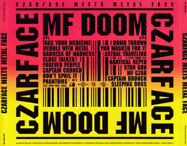 Czarface, MF Doom : Czarface Meets Metal Face (CD, Album)