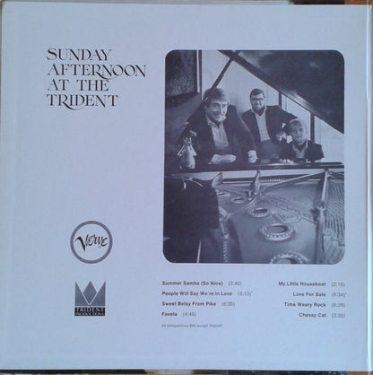 The Don Scaletta Trio : Sunday Afternoon At The Trident (LP, Album, Mono, Promo, Whi)