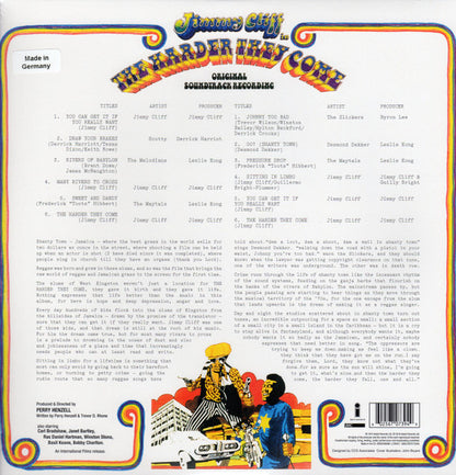 Various : The Harder They Come (Original Soundtrack Recording) (LP, Comp, RE, 180)