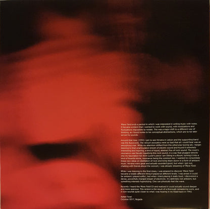 Rafael Toral : Wave Field (LP, Album, RE, RM)