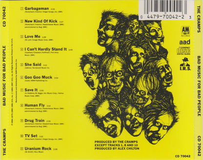 The Cramps : Bad Music For Bad People (CD, Comp, RE)