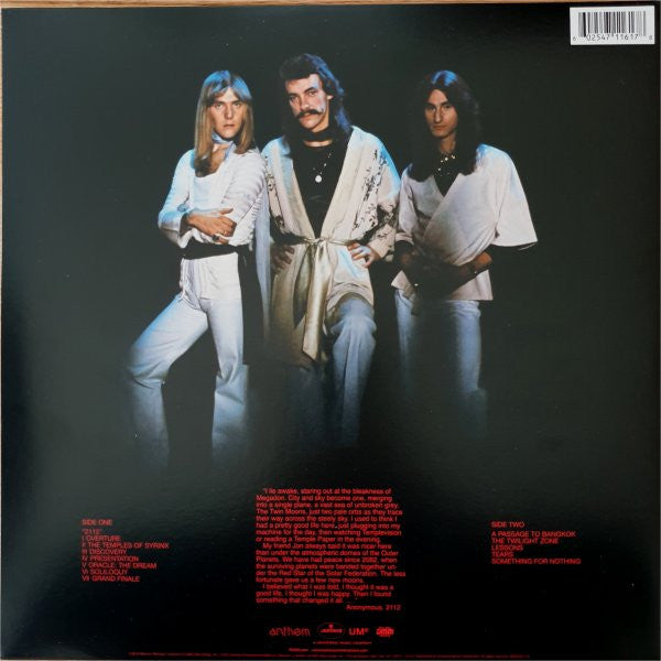Rush : 2112 (LP, Album, Etch, RE, RM, 180)