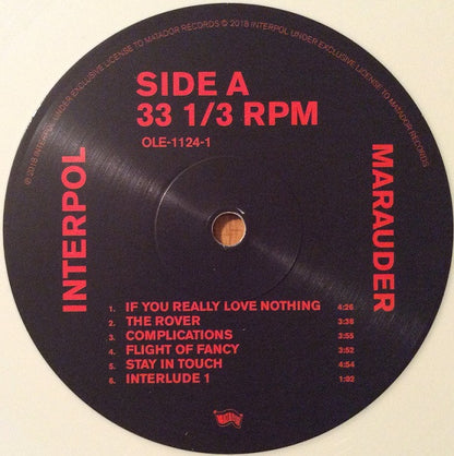 Interpol : Marauder (LP, Album, Ltd, Cre)