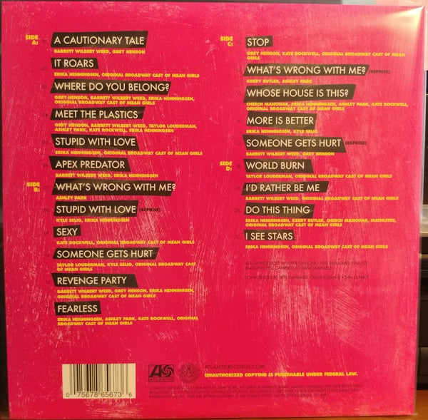Various : Mean Girls (Original Broadway Cast Recording) (2xLP, Album,  Pi)