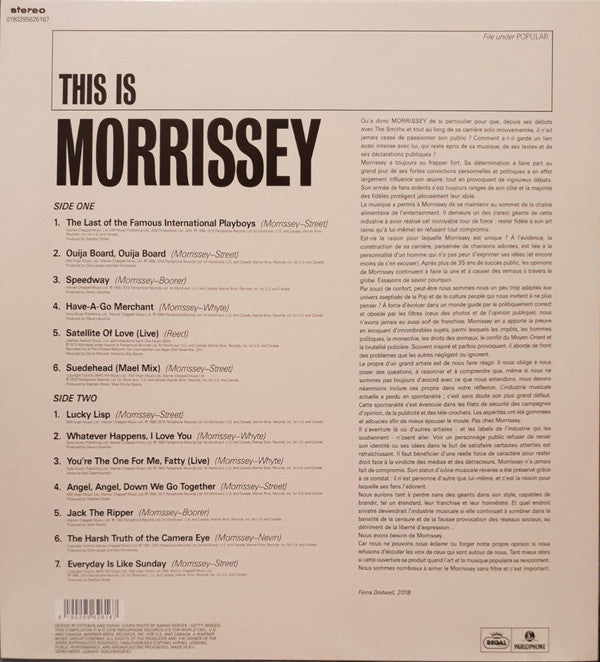 Morrissey : This Is Morrissey (LP, Comp)