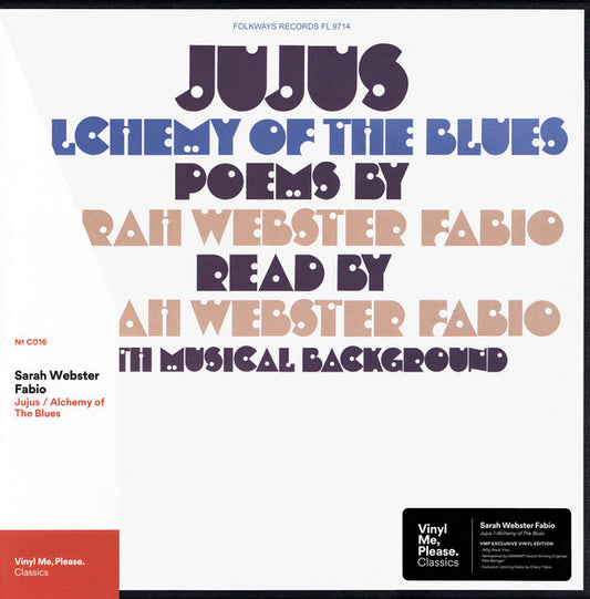 Sarah Webster Fabio : Jujus / Alchemy Of The Blues (LP, Album, Club, RE, RM, 180)