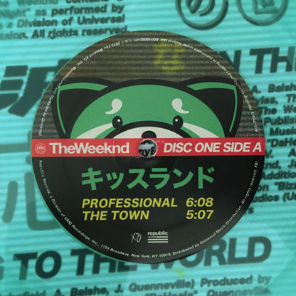 The Weeknd : Kiss Land (2xLP, Album, Ltd, RE, Sea)