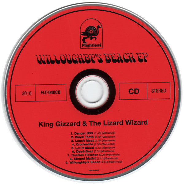 King Gizzard And The Lizard Wizard : Willoughby's Beach EP (CD, EP, RE)